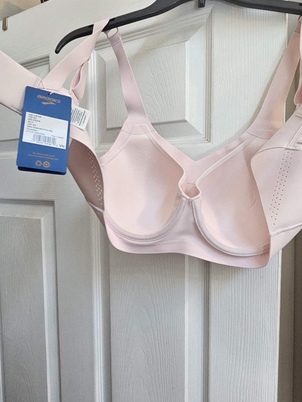 Brooks Pink Underwire Support Sports Bra